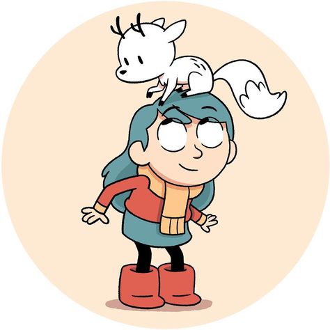 Updated profile picture of your favorite blue-haired adventurer! Look out for show updates in the near future! #hilda #hildafolk A Girl