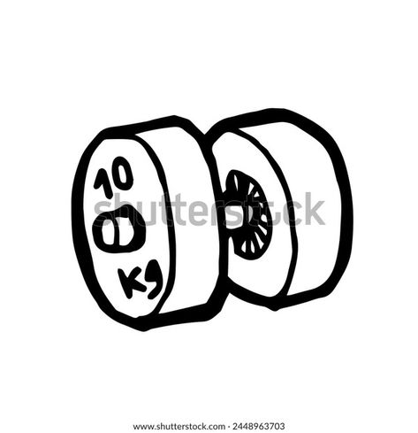 Dumbbell Digital Art 10 Kg Metal Stock Illustration 2448963703 | Shutterstock Dumbbell Illustration, Science Signs, Background Remover, Crop Image, Color Palette Generator, Holiday Illustrations, Personalized Books, Image House, Abstract Animals