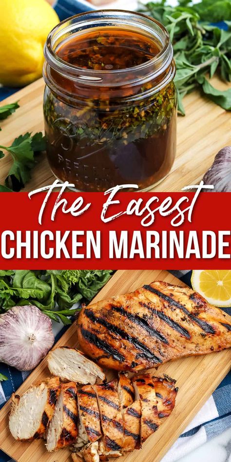 Quick Chicken Marinade, Grilled Chicken Marinade Recipes, Chicken Breast Marinade Recipes, Bbq Chicken Marinade, Chicken Breast Marinade, Grilled Chicken Breast Recipes, Easy Chicken Marinade, Grilled Chicken Marinade, Chicken Marinade Recipes