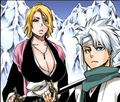 My favs💞 Matsumoto Rangiku, Hitsugaya Toshiro, Yuki Onna, Rangiku Matsumoto, Tekken 8, Toshiro Hitsugaya, Elizabeth Liones, Jinx League Of Legends, Bleach Manga