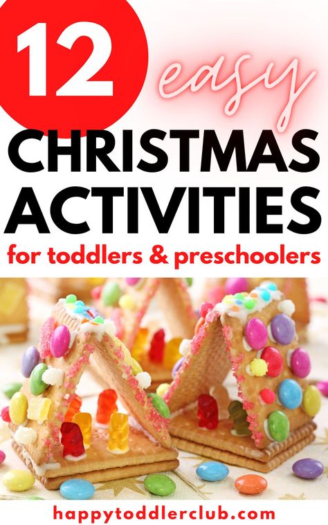 Christmas Craft Activities For Preschool, Christmas Cooking Preschool, Christmas Week Activities For Kids, Christmas Toddler Party Ideas, Christmas Game Toddler, Preschool Christmas Party Ideas Activities, Easy Christmas Activities For Preschool, Christmas Party Activities For Toddlers, Fun Toddler Christmas Activities