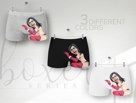 Excited to share the latest addition to my #etsy shop: 3 pcs Personalized Naughty Cartoon Boxers Set in Different Colors for Husband or Boyfriend, Custom Gift, Valentines Gift, Gift for Him https://etsy.me/3X5oBEf #gray #animecartoon #customboxers #faceunderwear #groom Custom Boxers, Mens Boxer Briefs, Cartoon Gift, Pet Gift, Business Gifts, Valentines Gift, Boxer Briefs, Customized Gifts, Briefs