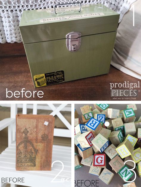 Small Repurposed Projects, Repurpose Vintage Items, Bread Box Repurpose, Repurposed Stool, Trash To Treasure Ideas Upcycling Diy, Repurposed Items Upcycling, Repurposed Tools, Flea Market Flip Ideas, Vintage Repurposed Items