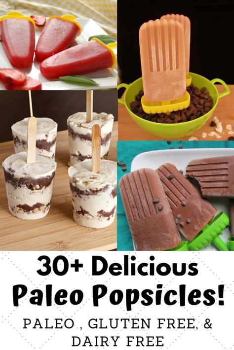 Paleo Popsicles, Homemade Popsicles Healthy, Paleo Vegan Dessert, Dairy Free Popsicles, Vegan Popsicles, Dessert From Scratch, Healthy Popsicles, Delicious Paleo Recipes, Paleo Recipes Dessert