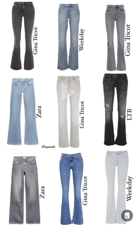 Where To Buy Stockholm Style, Basic Jeans Must Have, Where To Get Jeans From, Jeans Must Have, Basics For Wardrobe Woman, Stockholm Style Jeans, Jeans Essentials, Popular Clothing Brands, Stockholm Style