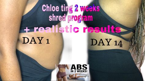 2 Weeks Shred Challenge, Chole Ting 2 Week Shred Results, Abs In Two Weeks, Chloe Ting 2 Week Shred, 2 Week Shred, Intense Ab Workout, Results Day, Chloe Ting, Abs Challenge