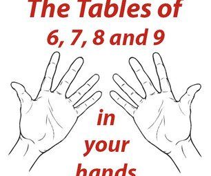 Tables of 6, 7, 8 and 9 in your hands Teach Multiplication, Learning Tips, Math Multiplication, Math Help, Homeschool Math, E Mc2, 4th Grade Math, Math Tricks, School Help