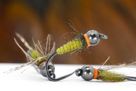 Catgut and CDC Olive nymph - a super effective fly for trout and grayling - Fly Tying Types Of Nymphs, Fly Fishing Nymphs, Fly Craft, Dengeki Daisy, Fly Fishing Flies Pattern, Fantasy Mermaids, Real Mermaids, Mermaid Painting, Fly Patterns