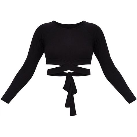 Black Cross Front Longsleeve Crop Top ($18) ❤ liked on Polyvore featuring tops, cut-out crop tops, long sleeve jersey, long sleeve crop top, jersey top and long sleeve tops Jersey Crop Top, Cross Front Top, Fancy Tops, Denim Crop Top, Front Crop Top, Tops Long Sleeve, Black Cross, Sweatshirt Outfit, Crop Top Outfits