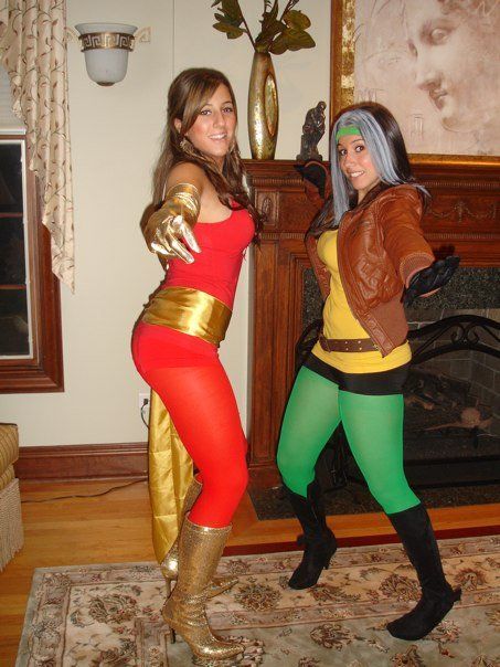 Rogue Halloween Costume X Men, Diy Rogue Costume X Men, Rogue Costume Diy, Xmen Costumes, Rogue Xmen Costume, Larp Camp, Superhero Diy, Rogue Costume, Rogue X Men