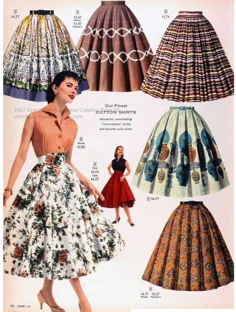 1960s Fashion Women, 60s Skirt, 1950 Women, 1950s Fashion Women, Fashion 1950, 1950s Skirt, Crinoline Skirt, 1950 Fashion, 90s Inspired Outfits