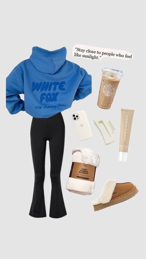 #outfitinspo #whitefox #comfy #vanillagirl #beauty #quotes #hoodie #blue #white #summerfridays White Fox Hoodie Outfit, White Fox Hoodie, Fox Hoodie, Gymwear Outfits, Preppy Summer Outfits, Trendy Hoodies, Fashion Top Outfits, Casual Preppy Outfits, Outfit Inspo Casual