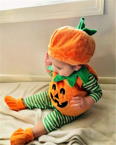 Amazon.com: Kuriozud Toddler Baby Girl Boy Halloween Pumpkin Costume Sleeveless Tee Top with Hat Outfits (6-12 Months,Orange A) : Clothing, Shoes & Jewelry Pumpkin Fancy Dress, Baby Pumpkin Outfit, Jack O Lantern Costume, Baby Born Clothes, Toddler Girl Halloween, Baby Boy Halloween, Pumpkin Halloween Costume, Pumpkin Outfit, Pumpkin Costume