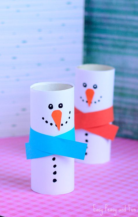 Paper Roll Snowman Craft for Kids Christmas Craft Ideas For Kids, Easy Christmas Crafts For Kids, Christmas Toilet Paper, Snowman Craft, Christmas Craft Ideas, Preschool Christmas Crafts, Winter Activities For Kids, Craft Ideas For Kids, Christmas Crafts To Make