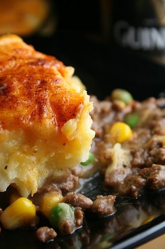 Shepherd Pie - Everything but the kitchen sink Shepards Pie, Shepherds Pie Recipe, Shepherds Pie, Irish Recipes, French Food, Beef Dishes, Comfort Foods, Main Dish Recipes, Guinness