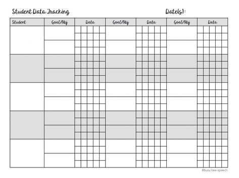 Speech Therapy Data Collection Sheets, Speech Therapy Data Collection, Data Collection Sheets, Tetris Game, Specific Goals, Resource Library, Group Activities, Busy Bee, Google Sheets