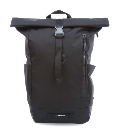 Timbuk2 TBH Coated Tuck Pack Rolltop backpack 15″ nylon black - 1010-3-2000 | wardow.com