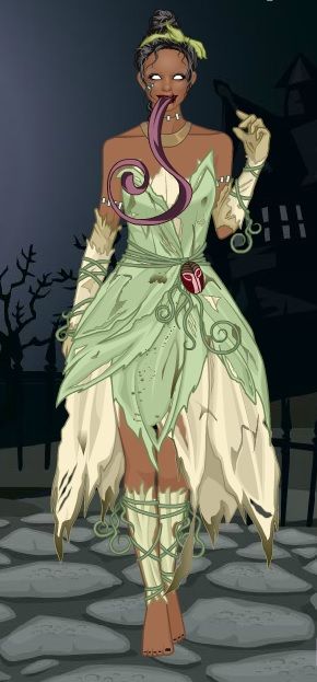 Horror!Tiana -SommerTime Creepy Disney Princess, Evil Disney Princesses, Creepy Disney, Emo Disney, Dark Disney Princess, Evil Princess, Zombie Drawings, Disney Horror, Princesa Tiana