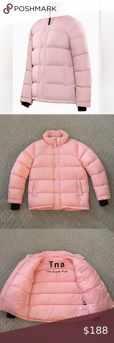 Aritzia TNA The Super Puff Pink Goose Down Feather Filled Puffer Coat sz Small The Super Puff, Faithful The Brand, Super Puff, Aritzia Tna, Naked Wardrobe, Finders Keepers, Down Feather, For Love & Lemons, Good American