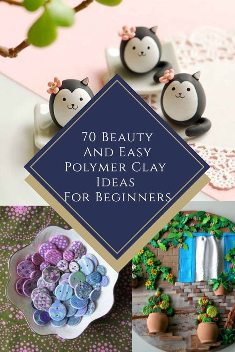 These cute polymer clay ideas you'll definitely love to do as a beginner! Polymer Clay Modelling, Polymer Necklace Diy, Polymer Clay Figures Easy Step By Step, Functional Polymer Clay Ideas, Clay Sculpting For Beginners, Easy Polymer Clay Ideas For Beginners, Polymer Clay Diy Ideas, Polymer Clay Crafts For Beginners Easy, Polymer Clay Crafts For Beginners Step By Step