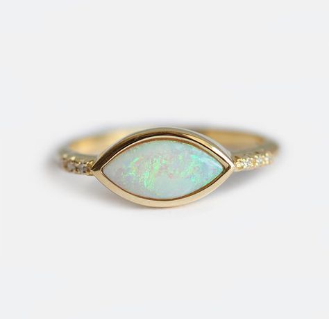 Modern Opal Ring, Modern Wedding Ring, Unique Opal Ring, Opal Eyes, Gold Opal Ring, Opal Wedding Band, Modern Wedding Rings, Rose Gold Opal Ring, Australian Opal Ring