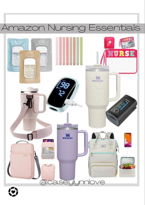 Medical Assistant Bag Essentials, Amazon Nurse Must Haves, What’s In My Nurse Bag, Nursing Clinical Bag, Nursing School Accessories, Nursing Clinical Essentials, Nursing Bag Essentials, New Nurse Essentials, Nursing Essentials For Work