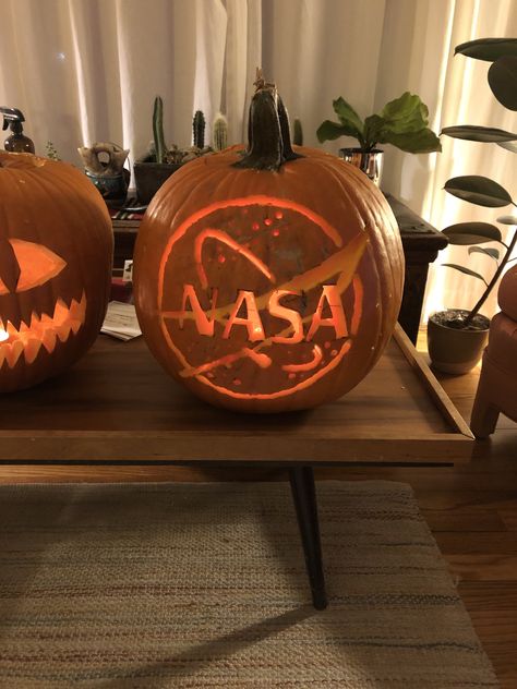 Pumpkin Carving Ideas, Pumpkin Carvings, Carving Ideas, Halloween Pumpkin, Pumpkin Carving, Painting Ideas, Nasa, Craft Projects, Carving