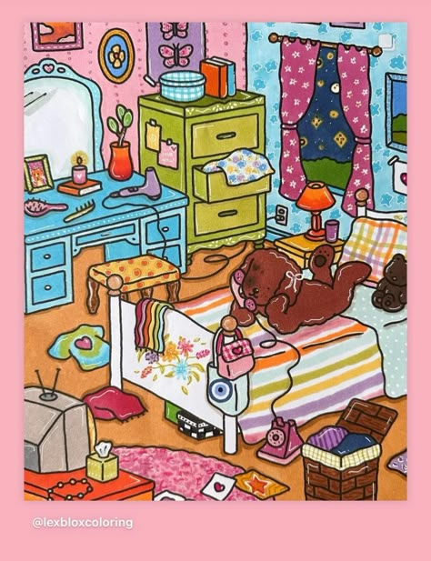 Finished Bobbie Goods Coloring Pages, Coco Wyo, Coloring Patterns, Bobbie Goods, Photography Journal, Color Me Mine, Detailed Coloring Pages, Art Hobbies, Beach Color