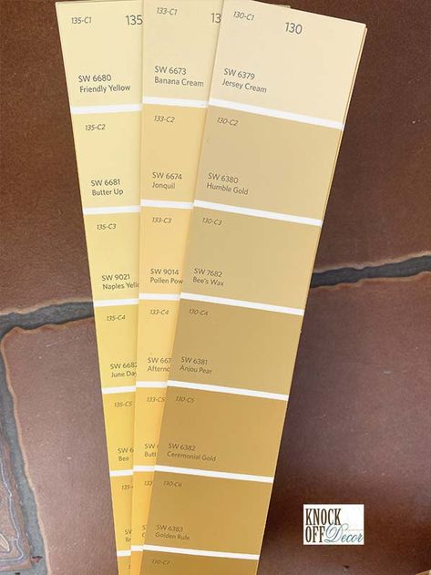 Cream Colours Paint, Bedroom Cream Color, Banana Cream Sherwin Williams, Sherwin Williams Banana Cream, Cream Colour Wall Paint, Sw Butter Up, Banana Color, Yellow Cream Paint Colors, Butter Yellow Walls