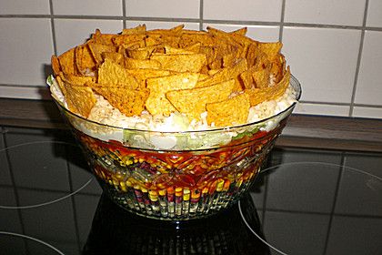 Nacho-Salat, finden alle gut Nacho Salat, Nacho Salad, Halloween Snacks For Kids, Pumpkin Vegetable, Healthy Halloween Treats, Healthy Halloween Snacks, Pumpkin Spice Recipe, Breakfast Specials, Vegetable Platter