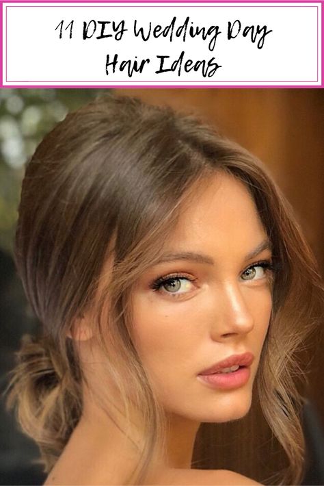 Summer Hair Inspiration, Hottest Haircuts, Over 40 Hairstyles, Wedding Day Hair, Wedding Hair Styles, Diy Your Wedding, Wedding Hairstyles For Medium Hair, Fall Wedding Hairstyles, Diy Wedding Hair