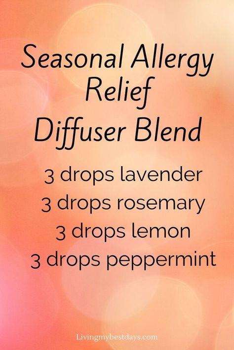 Seasonal Allergy Relief, Essential Oils Allergies, Asthma Relief, Essential Oil Combinations, Doterra Essential Oils Recipes, Essential Oil Diffuser Blends Recipes, Essential Oil Remedy, Young Living Essential Oils Recipes, Essential Oils Guide