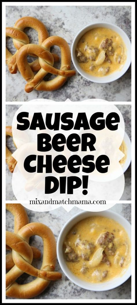 Sausage Beer Cheese Dip, Sausage Cheese Dip, Cozy Food, Sausage Crockpot, Thanksgiving Appetizers Easy, Fall Dinners, Crock Pot Dips, Pinterest Food, Party Dip Recipes