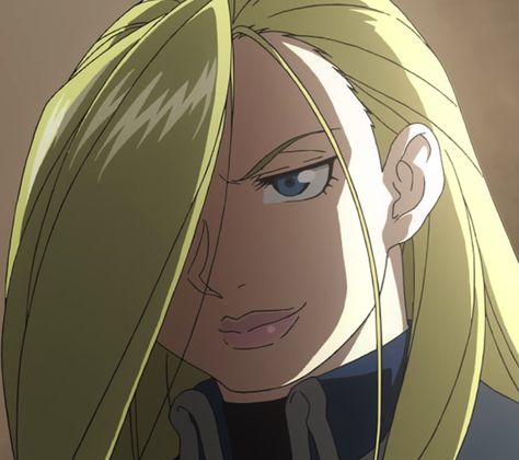 Olivier Armstrong, Full Metal Alchemist Art, Olivier Mira Armstrong, Roy Mustang, Fullmetal Alchemist Brotherhood, Cosplay Characters, Fullmetal Alchemist, Rwby, Manga Art