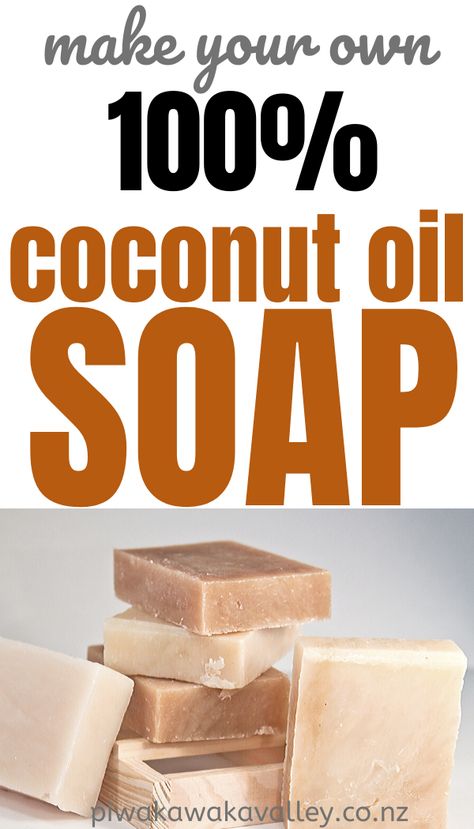 Homemade Coconut Oil Soap, Coconut Oil Soap Recipe Cold Process, Easy Soap Recipes 3 Ingredients, Home Made Soap Recipe, Coconut Soap Recipe, Easy Soap Making Recipes, Olive Oil Soap Recipe, Coconut Oil Soap Recipe, Cold Press Soap Recipes