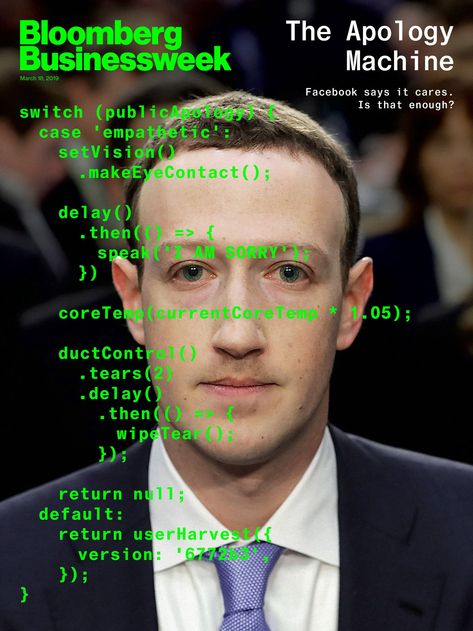 Facebook’s Crisis Management Algorithm Runs on Outrage Visuell Identitet, Bloomberg Businessweek, Cover Pics, The New Yorker, Design Reference, Magazine Design, Facebook Cover, Visual Design, Editorial Design