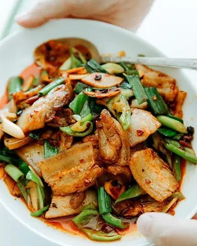 Szechuan Pork, Chinese Pork Recipes, Twice Cooked Pork, Sichuan Food, Pork Soup, Steamed Chicken, Pork Stir Fry, Black Bean Sauce, Asian Inspired Recipes