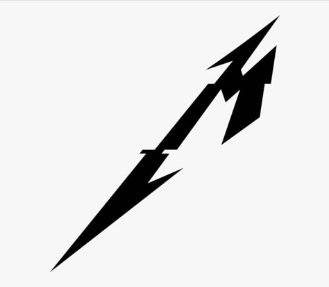 Metallica Lightning, M Tattoo, M Tattoos, M Logo, Transparent Png, Png Image, Heavy Metal, Png Images, Tatting