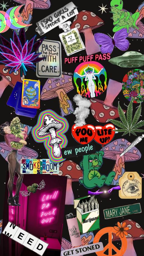 #stoneraesthetic #pothead #weed #trippy #collage #alien #vibes Trippy Collage, Ancestry Test, Trippy Cartoon, Trippy Iphone Wallpaper, Trippy Designs, Trippy Wallpaper, Hippie Wallpaper, Iphone Wallpaper Themes, Edgy Wallpaper