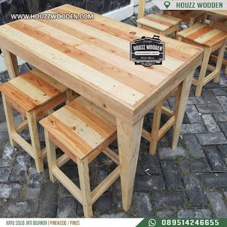 Furniture Jati Belanda: Meja Makan / Meja Kafe Jati Belanda Picnic Table, Verona, Outdoor Table, Outdoor Furniture, Exterior, Coffee, Outdoor Decor, Furniture, Quick Saves