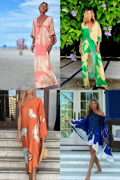 Look no further than Ramona Larue Kaftans! These beautiful garments are designed with the exotic woman in mind, providing comfort, elegance, and just the right amount of attitude to make any woman feel unique while cruising the beautiful Mediterranean seas.
Whether you're exploring ancient ruins, relaxing on the beach, or dining at a chic restaurant, our versatile garments is sure to turn heads and make you feel confident and beautiful. Dressy Casual Dress, Mediterranean Chic Outfit, Hawaiian Outfits Women, Hawaiian Party Outfit, Hawaiian Outfit Women, Dress Hawaiian Style, Palm Royale, Yacht Rock, Polynesian Dress