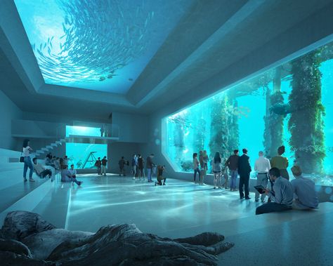 Underwater Interior, Hayday Farm Design, Oil Platform, Clinic Interior Design, Experience Center, Diving Center, Architecture Model Making, Architecture Building Design, Farm Design