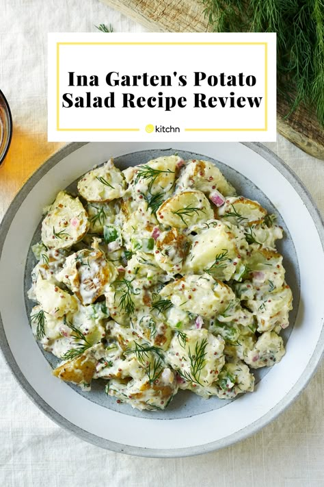 Our editor's honest review of Ina Garten's popular potato salad recipe, plus a few tips for making it even better. Ina Garten Potato Salad, The Best Potato Salad, French Potato Salad, Best Potato Salad, Best Potato Salad Recipe, Red Potato Salad, Salad Inspiration, Classic Potato Salad, Ina Garten Recipes