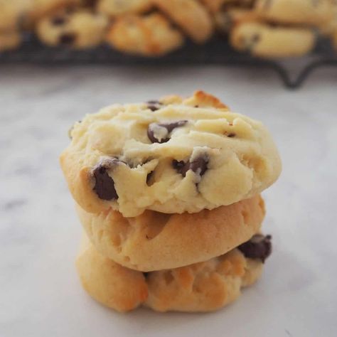 Condensed Milk Cookies - Makes 100 Biscuits Cookie Recipes Easy, Condensed Milk Cookies, Milk Biscuits, Slice Recipe, Leftover Dough, Self Raising Flour, Custard Cake, Lunch Box Snacks, Slices Recipes