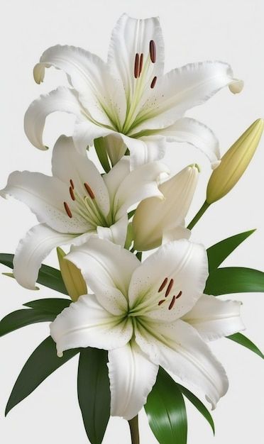 White Lilies Painting, White Lillie’s, Lili Flowers, Green Lilies, Lillies Flowers, White Tiger Lily, White Jasmine Flower, Lilium Flower, Lilies Photography