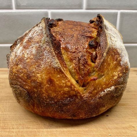 Roasted Garlic and Parmesan Sourdough - Siamese Sourdough Parmesan Sourdough Bread, Garlic Sourdough, Parmesan Bread, Sourdough Loaf, Sourdough Recipe, Dutch Oven Bread, Yeast Bread Recipes, Sourdough Baking, Baking Project