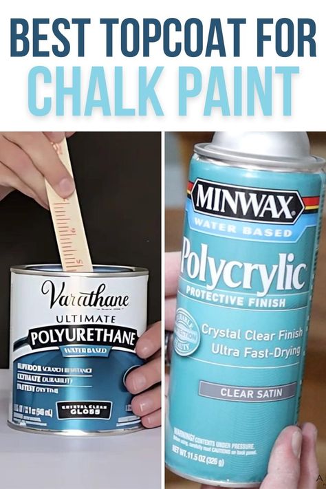 Best Topcoat For Chalk Paint How To Seal Chalk Paint, Chalk Paint Ideas For Furniture, Recipe For Chalk Paint, Sealing Chalk Paint, Chalk Paint Furniture Ideas, Best Paint For Wood, Chalk Painted Furniture, Best Paint Sprayer, Light Paint Colors