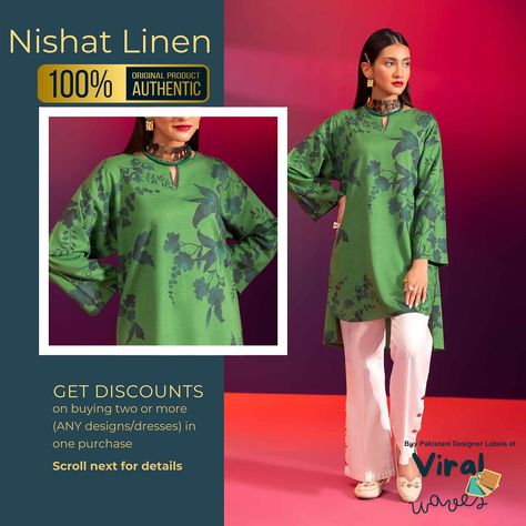 Price £25 free delivery in UK. Discounts on buying two or more (ANY designs/dresses) in one purchase. Nishat Linen original Linen 1 pc stitched ready to wear Pakistani kameez DM or whatsapp to +44 7417452414 We deliver to USA Canada and other countries. #salwarkameezusa #shalwarkameezuk #nishatlinen #salwarkameezonline #kameezshalwar #pakistanidesignersuits #pakistanisuitsinusa #pakistanisuitsinuk #readytowear Pakistani Kameez, Nishat Linen, Pakistani Designer Suits, Salwar Kameez Online, Designer Label, Pakistani Suits, Pakistani Designers, Shalwar Kameez, Instagram Shop