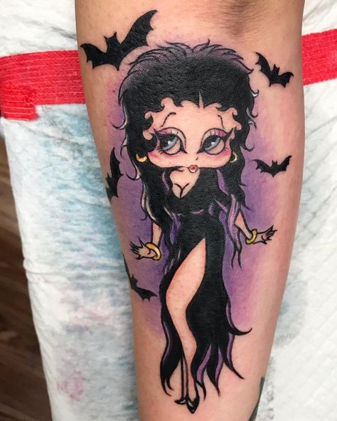 Betty Boop Tattoo, Halloween Tattoo Flash, Nature Tattoo Ideas, Betty Boop Tattoos, Cool Nature, Nature Tattoo, Betty Boop Art, Spooky Tattoos, Gothic Tattoo