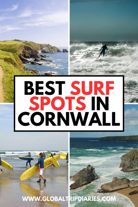 Ride the waves at Cornwall's best surf spots! Whether you're a beginner or an experienced surfer, discover top locations, local surf schools, and tips for an unforgettable surfing experience along this beautiful coastline. Cornwall Surfing, Beautiful Coastline, Streets Of Italy, Best Surfing Spots, Perfect Waves, Visit Uk, Italy Street, Itinerary Ideas, Surf Spots